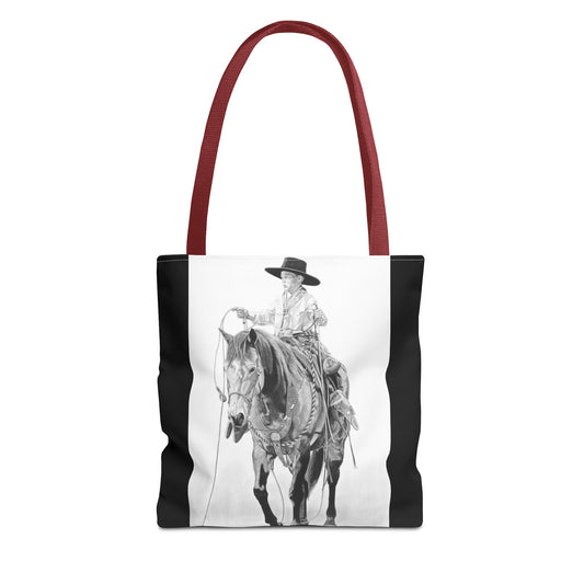 "Young Cowboy " Tote Bag, Western Style Shopping Tote, Equestrian Gift, Farmhouse Decor, Horse Lover Accessory