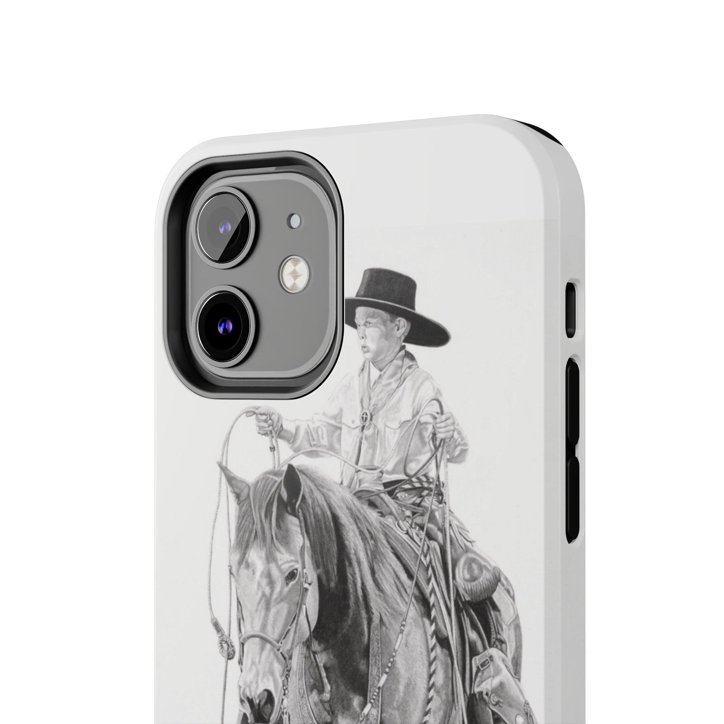 "Young Cowboy" Western Rodeo Phone Cases, Cowboy Design, Tough Protection, Gift for Him, Ranch Decor, Durable Style