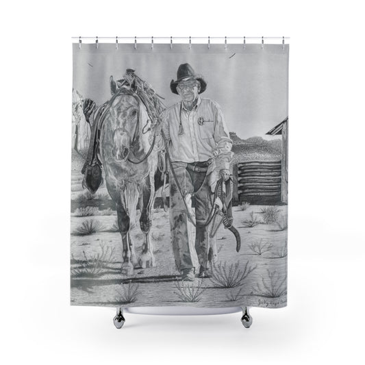 Shower Curtain, western style, farmhouse Bathroom Decor