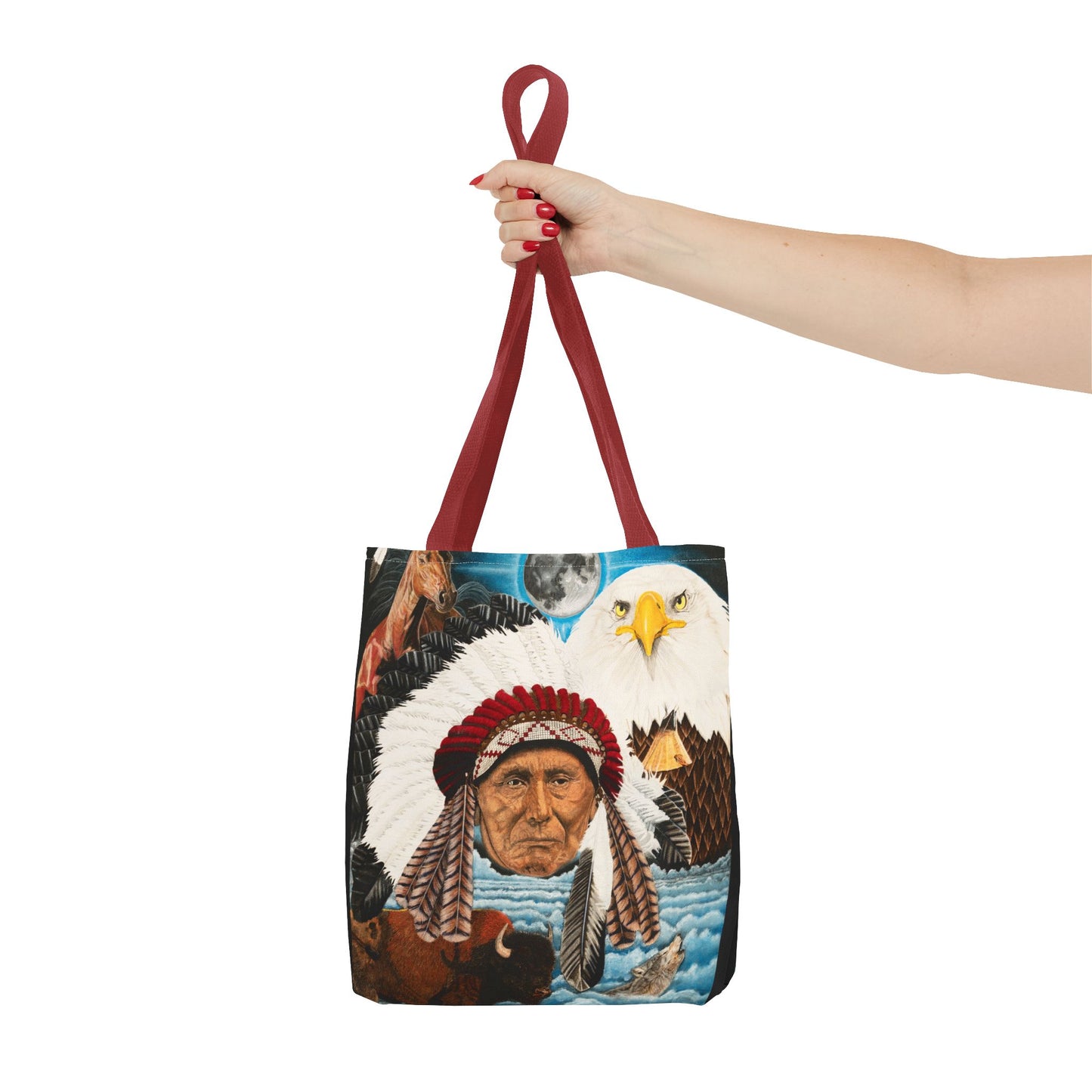 "Dream of Chief Joseph" Western Art Tote Bag