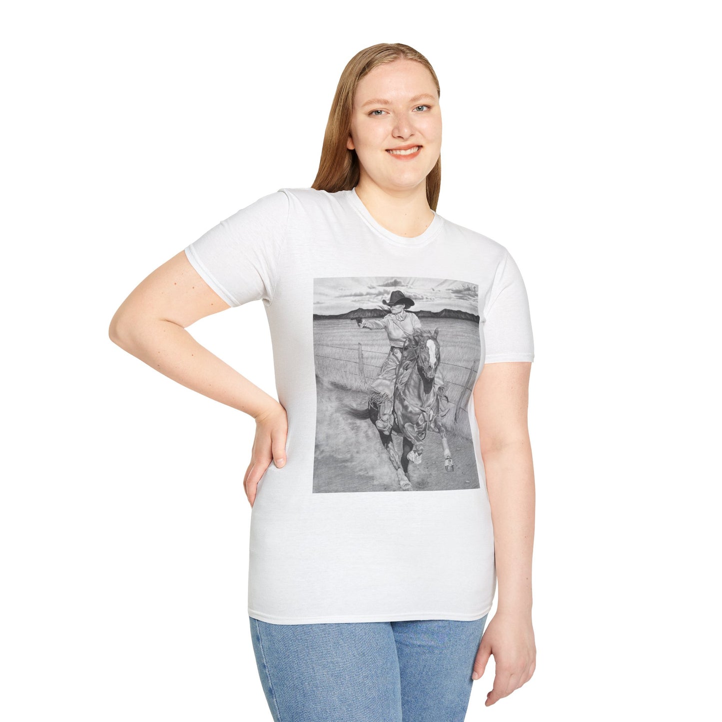 "Dangerous and Beautiful" Western Art T-Shirt