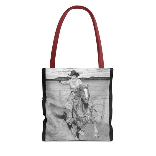 "Dangerous and Beutiful " Western Style Shopping Tote, Equestrian Gift, Farmhouse Decor, Horse Lover Accessory