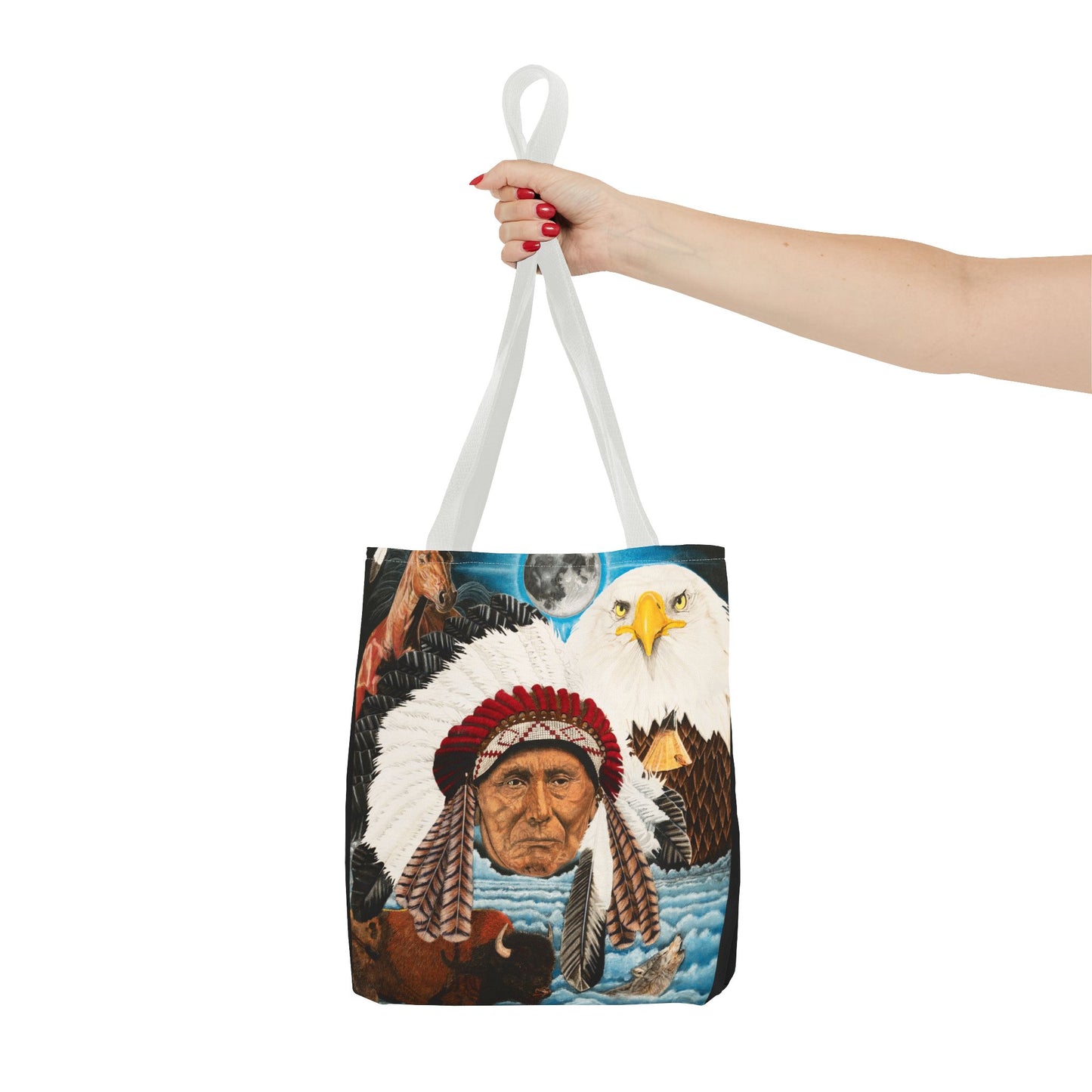 "Dream of Chief Joseph" Western Art Tote Bag