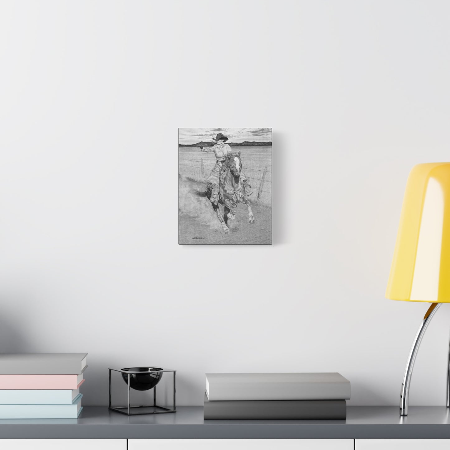 "Dangerouse and Beautiful" western art on canvas