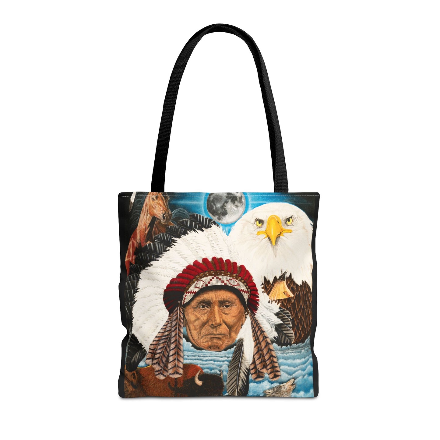 "Dream of Chief Joseph" Western Art Tote Bag