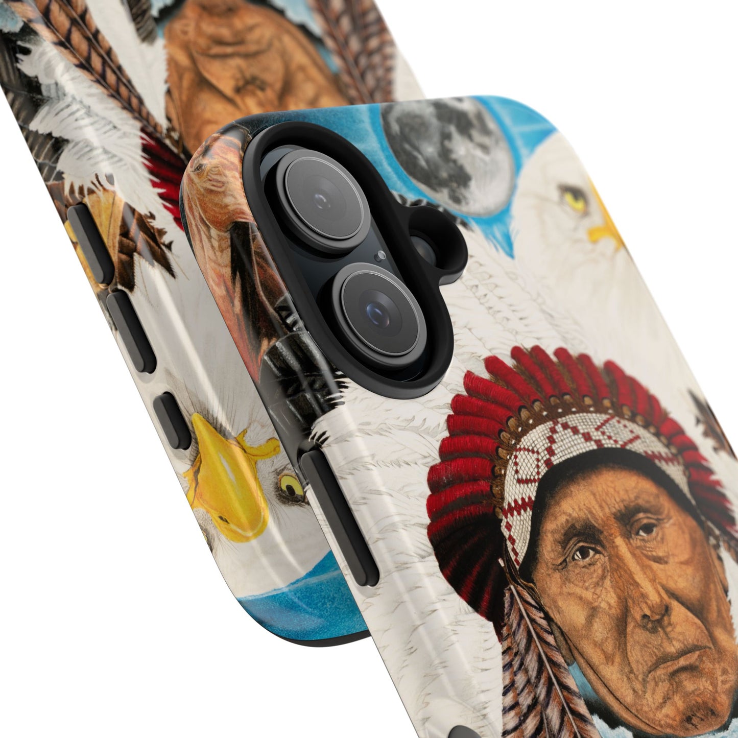 "Dream of Chief Joseph" Western Rodeo Phone Cases, Cowboy Design, Tough Protection, Gift for Him, Ranch Decor, Durable Style