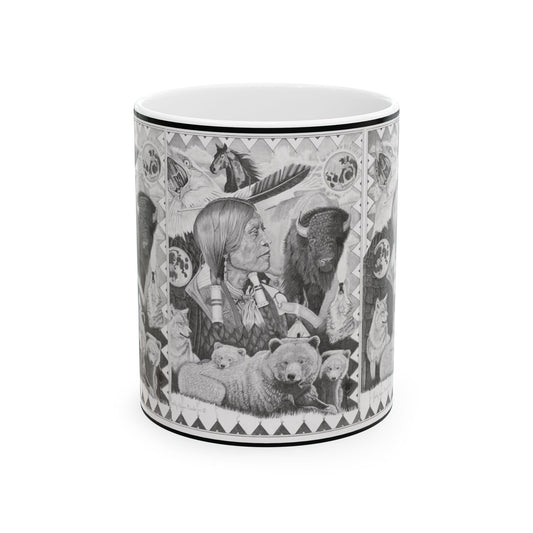 "Two Moon Apache Dream" Coffe Mug