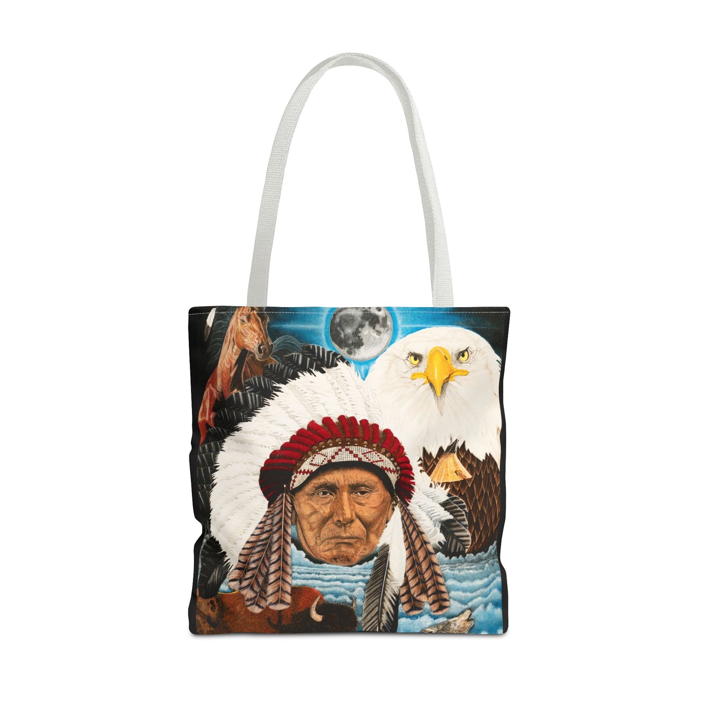 "Dream of Chief Joseph" Western Art Tote Bag