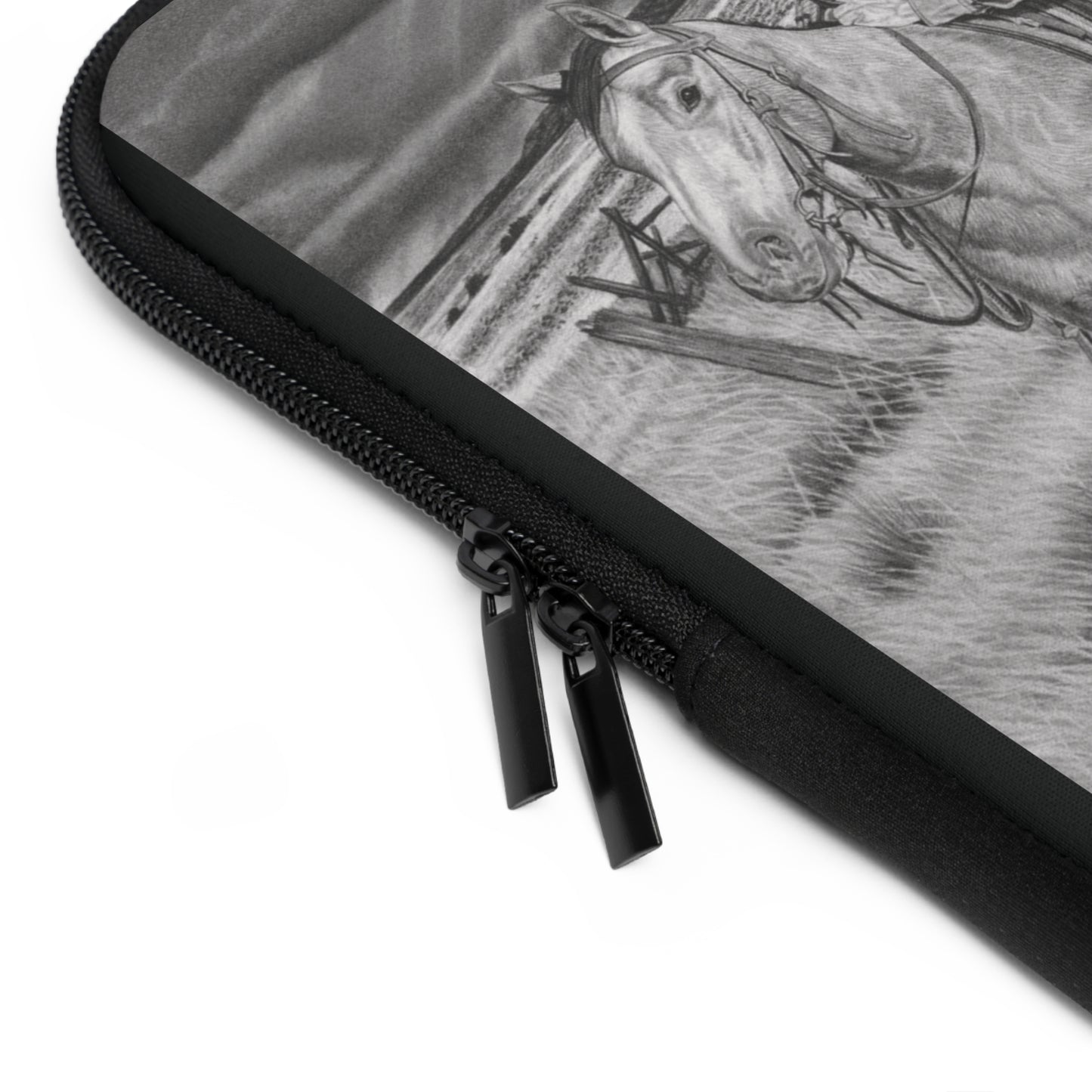 "The Coming Storm" Rustic Cowboy Laptop Sleeve, Western Cowpoke Case, Unique Gift for Ranch Lovers, Rodeo Accessories, Durable Tech Cover