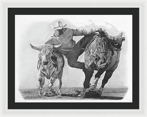 Cowboy Life 1 - Framed Print