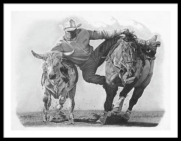 Cowboy Life 1 - Framed Print