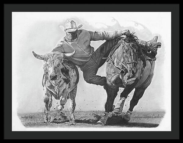 Cowboy Life 1 - Framed Print