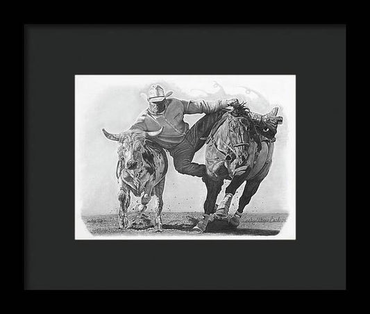 Cowboy Life 1 - Framed Print