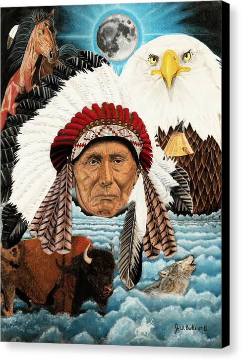 Dream of Cheif Joseph - Canvas Print