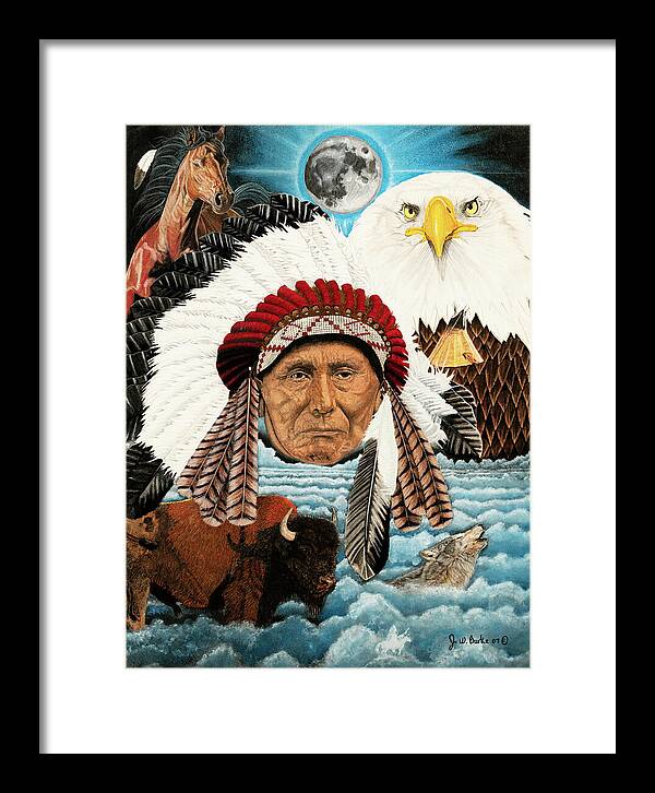 Dream of Cheif Joseph - Framed Print