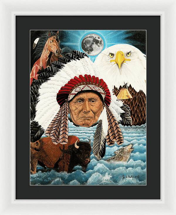 Dream of Cheif Joseph - Framed Print