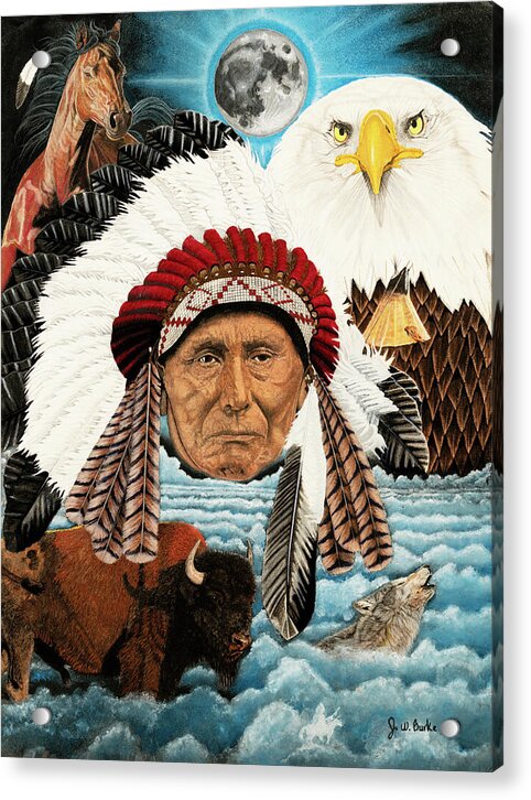 Dream of Cheif Joseph - Acrylic Print
