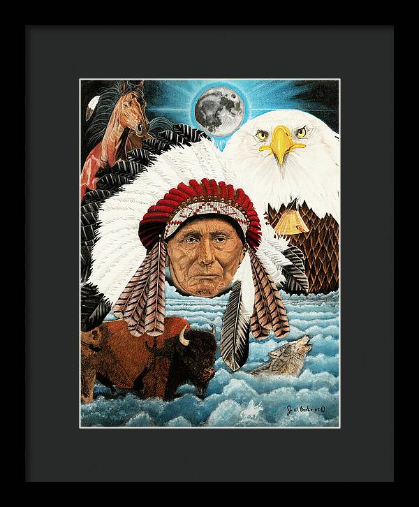 Dream of Cheif Joseph - Framed Print