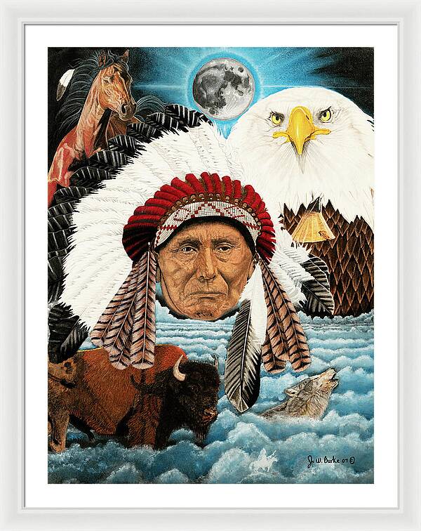 Dream of Cheif Joseph - Framed Print