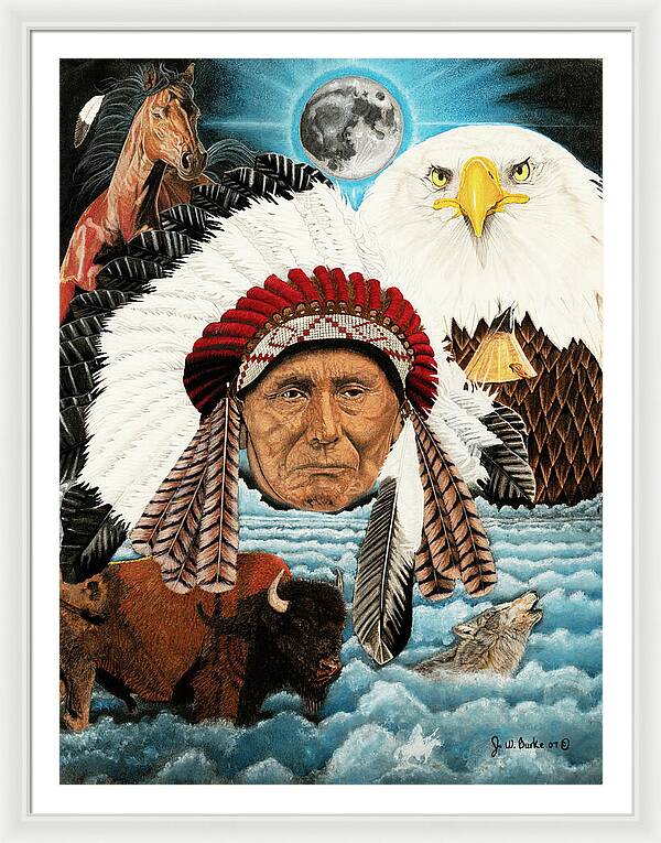Dream of Cheif Joseph - Framed Print