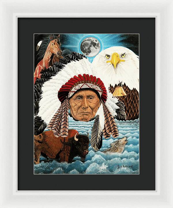 Dream of Cheif Joseph - Framed Print