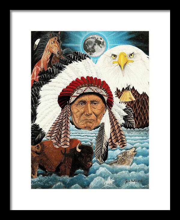 Dream of Cheif Joseph - Framed Print