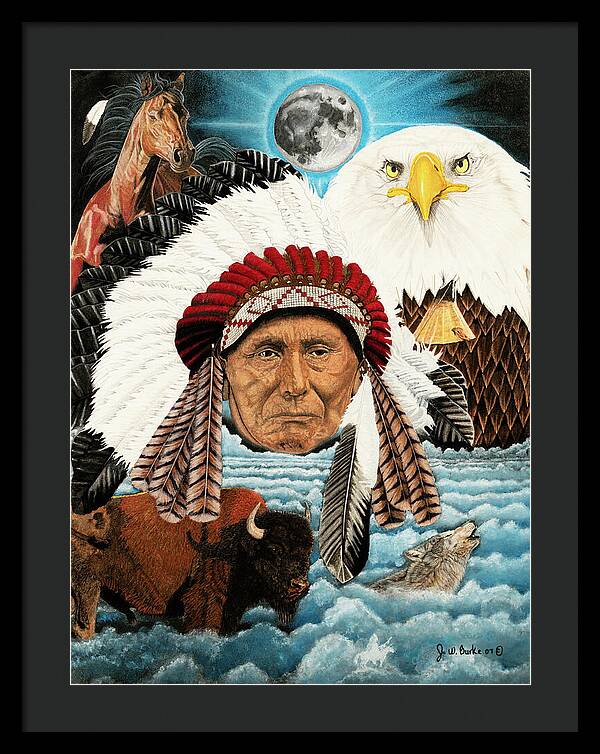 Dream of Cheif Joseph - Framed Print