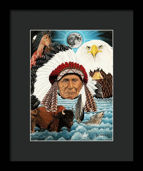 Dream of Cheif Joseph - Framed Print