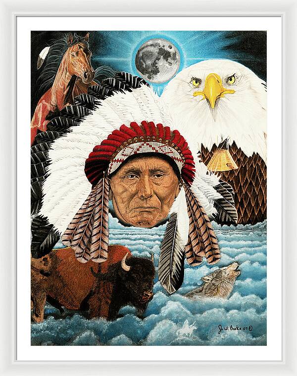 Dream of Cheif Joseph - Framed Print