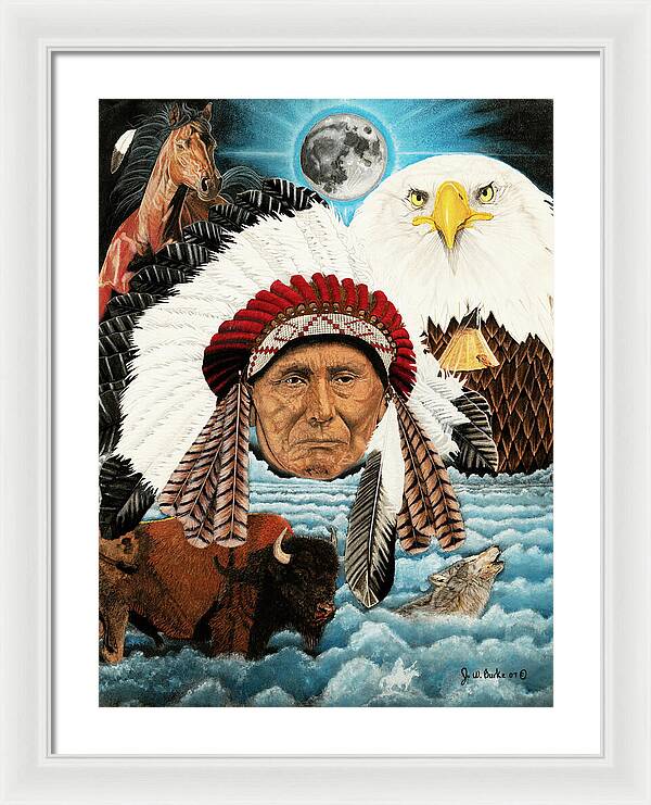 Dream of Cheif Joseph - Framed Print