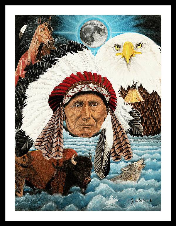 Dream of Cheif Joseph - Framed Print