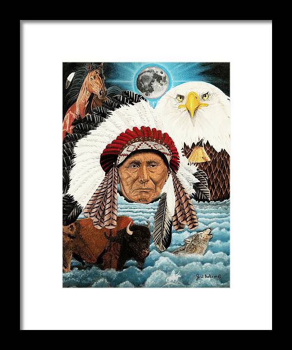 Dream of Cheif Joseph - Framed Print