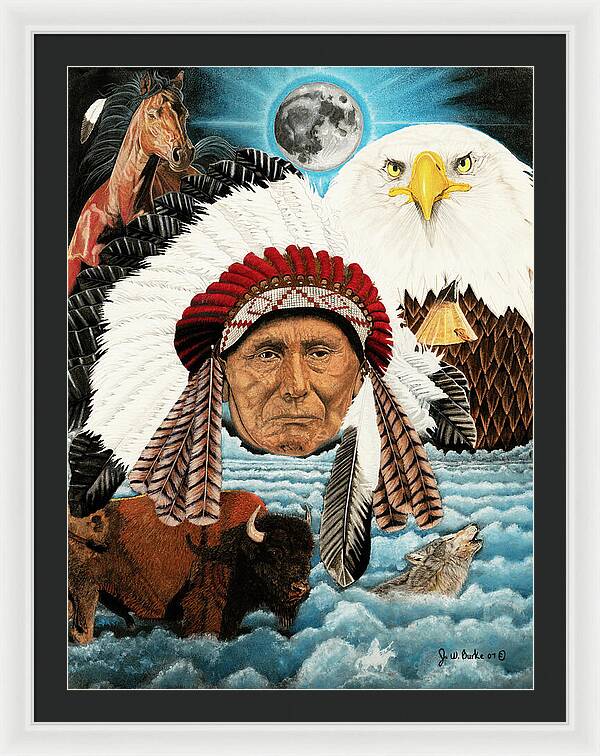 Dream of Cheif Joseph - Framed Print