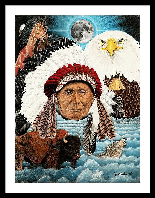 Dream of Cheif Joseph - Framed Print