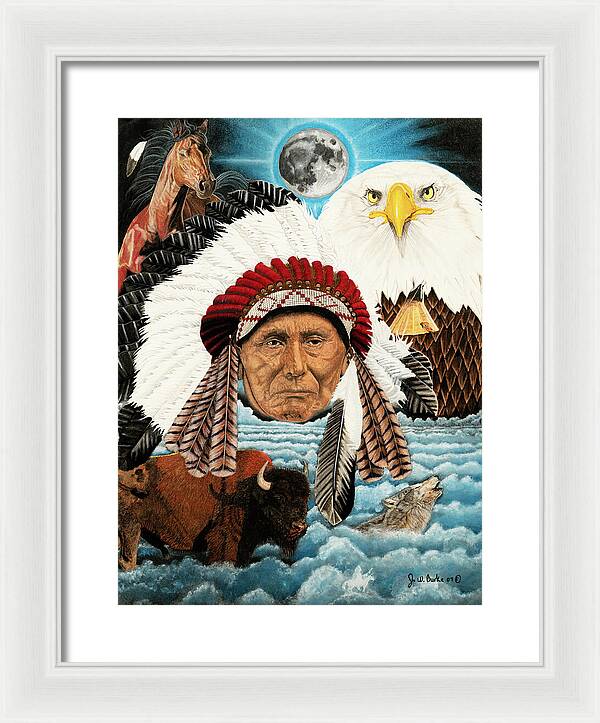 Dream of Cheif Joseph - Framed Print