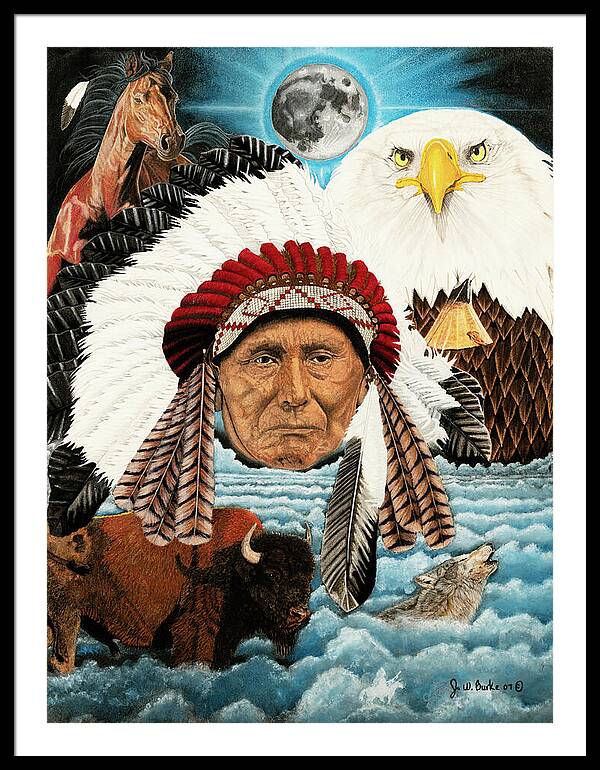 Dream of Cheif Joseph - Framed Print
