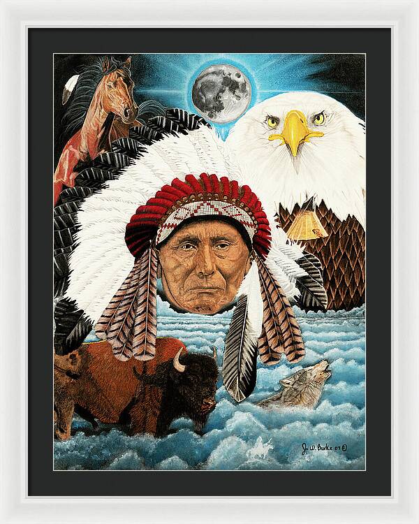 Dream of Cheif Joseph - Framed Print