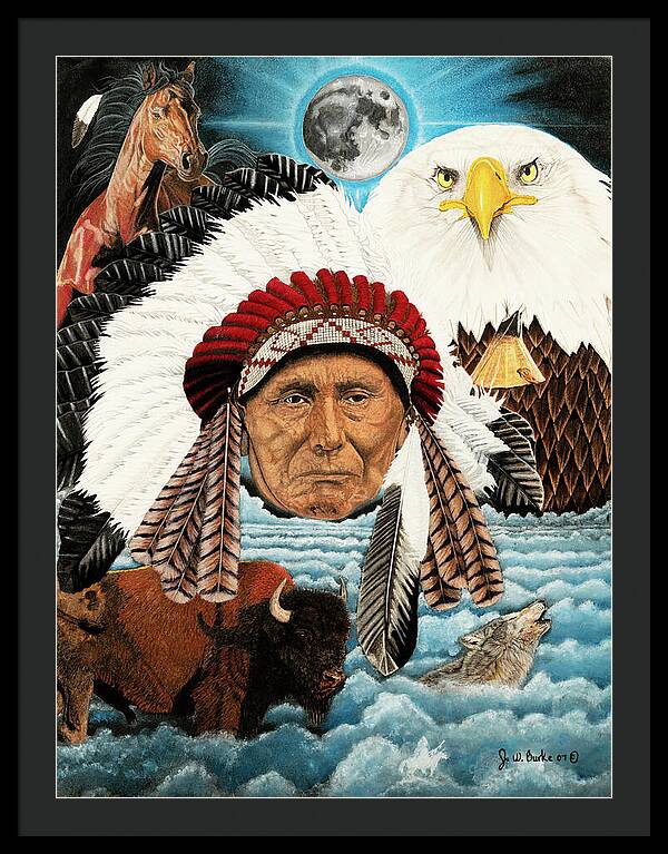 Dream of Cheif Joseph - Framed Print