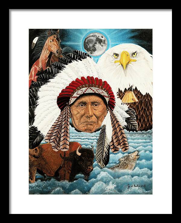 Dream of Cheif Joseph - Framed Print