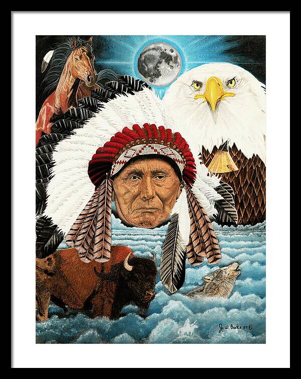 Dream of Cheif Joseph - Framed Print