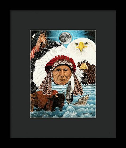 Dream of Cheif Joseph - Framed Print