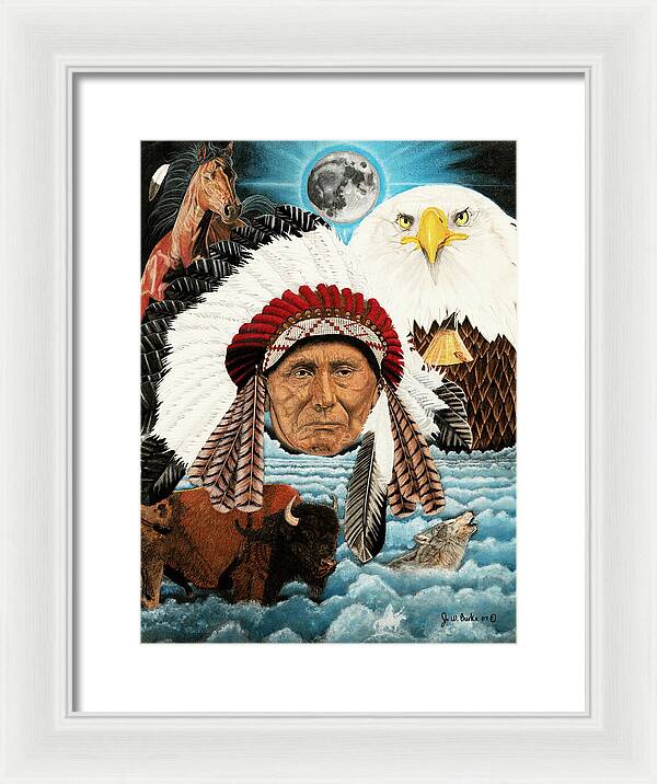 Dream of Cheif Joseph - Framed Print