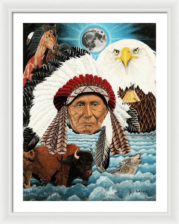 Dream of Cheif Joseph - Framed Print