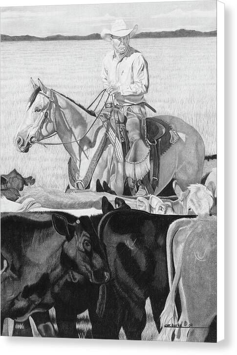 Hot Day on the Job - Canvas Print