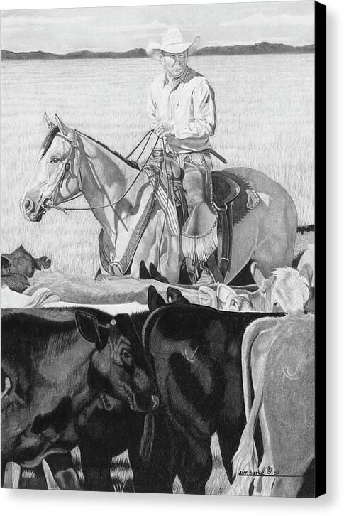 Hot Day on the Job - Canvas Print