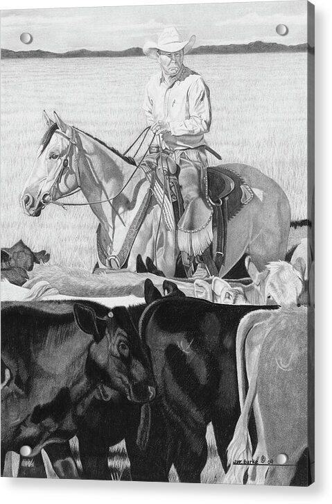 Hot Day on the Job - Acrylic Print