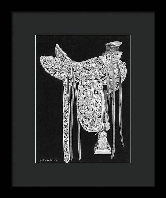 New Saddle - Framed Print