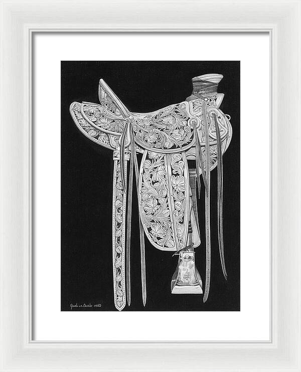 New Saddle - Framed Print