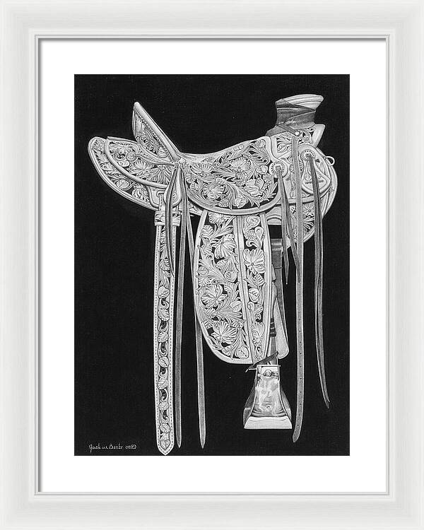 New Saddle - Framed Print