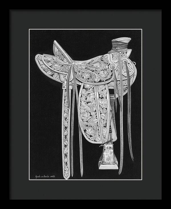 New Saddle - Framed Print
